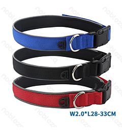 COLLARE IN TESSUTO CON NEOPRENE - 28/33CM - SNobleza