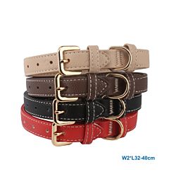 COLLARE IN PU CON FIBBIA - 32/40CM - MNobleza