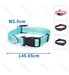 COLLARE A 3 STRISCE RIFLETTENTI - 45-65CM - XL