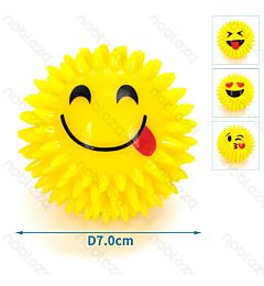 PALLINA EMOJI CON LUCI LED - GIOCO PER CANINobleza