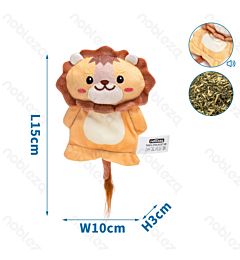 PELUCHE CON ERBA GATTA -  LEONENobleza