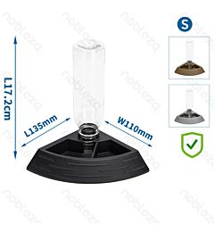 MANGIATOIA PER UCCELLI + DISPENSER PER L'ACQUA