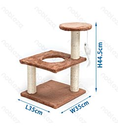 Triragraffi 2 Piani - 35x35x44,5cm