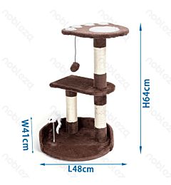 Tiragraffi Doppio Piano a Zampetta - 48x64cm