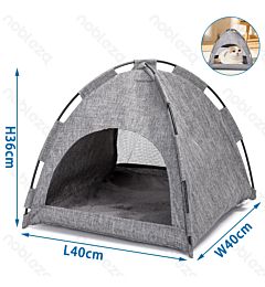 Tenda per Gatti Multiuso 40x36cm - GrigioNobleza
