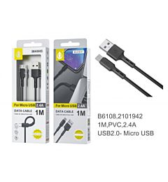 B6108 NE, CAVO DATI FLAUTO S.BASIC PER MICRO USB,
