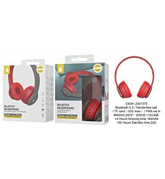 ONEPLUS C6391 CUFFIE WIRELESS ON-EAR CON MICROFONO ROSSO