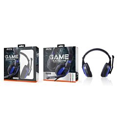 MTK CT649 CUFFIE OVER-EAR DA GAMING CON MICROFONO BLU