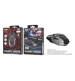 MTK GT722 MOUSE GAMING OTTICO WIRELESS 800/1200/1600 DPI