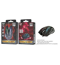 MTK GT818 MOUSE GAMING OTTICO CON CAVO 1000/1200/1800/2400 DPIMTK