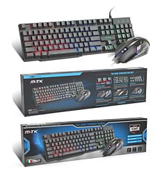 MTK GT947 SET TASTIERA + MOUSE DA GAMING LAYOUT ITALIANO QWERTY
