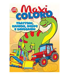 MAXI COLORO TRATTORI,CAMION,RUSPE E DINOSA