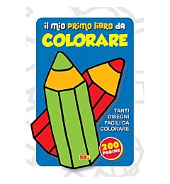 MIO PRIMO LIBRO DA COLORARE BLU