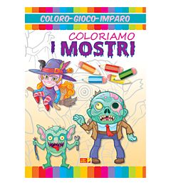 Gioco Coloro Imparo B - Coloriamo i MostriCrescere Edizioni
