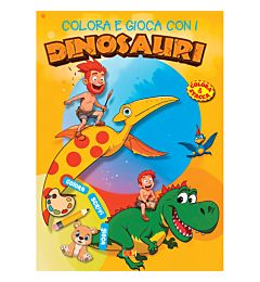 Coloro 64pg - Colora e Gioca con i DinosauriCrescere Edizioni