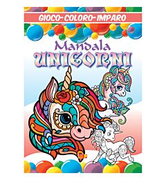 Gioco Coloro Imparo C - Mandala UnicorniCrescere Edizioni