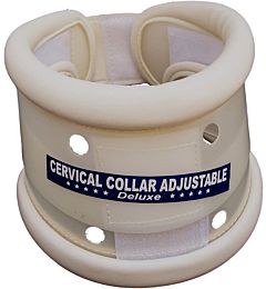 Collare Cervicale Rigido in plastica Bretelle di supporto del collo regolabili in altezza - allevia il dolore e la pressione nella colonna vertebrale XL