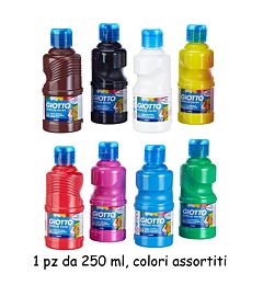 TEMPERA GIOTTO ACRILICA ACRYLIC PAINT ML. 250 - COLORI ASSORTITI