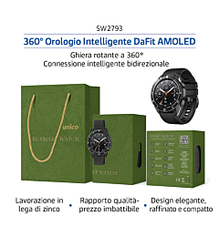R6 SMART WATCH SW2793 TECNOLOGIA E STILE AL POLSO