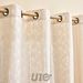 TENDA CON OCCHIELLI 140 X 280 CM POLICOTONE STAMPATO SAHARISDouceur D'intÉrieur