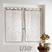 TENDAGGIO DRITTA CON PASSANTI 2X60X160 CM EFFETTO LINO TESSUDouceur D'intÉrieur