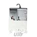 TENDAGGIO DRITTO ANELLI 2 X 60 X 160 CM VELO TESSUTO MILZA BDouceur D'intÉrieur