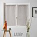 TENDAGGIO DRITTO ANELLI 2 X 60 X 160 CM VELO TESSUTO MILZA BDouceur D'intÉrieur