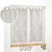 TENDAGGIO DRITTA CON PASSANTI 2 X 60 X 160 CM VELO SABBIA RIDouceur D'intÉrieur
