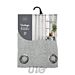 TENDAGGIO CON OCCHIELLI 140 X 280 CM TESSUTO JACQUDouceur D'intÉrieur