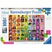 Ravensburger - Puzzle  Disney Multicharacter - 100 Pezzi XXLRavensburger