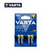 AAA LONGLIFE POWER VARTA ALKALINE PILA BL4Varta