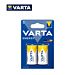 C MEZZA TORCIA ENERGY VARTA ALKALINE PILA BL2Varta