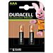 AAA 900MAH DURACELL RICARICABILE PILA BL2Duracell
