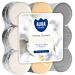 AURA TEALIGHTS - FIORI BIANCHI - 18PZAura