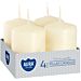 SET 4 CANDELE VOTIVE 3,8X6CM - AVORIOAura