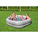 Piscina Family Pentagono Effetto Pietra - 213x206x69cmBestway