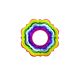 CIAMBELLA GONFIABILE RAINBOW RIBBONBestway