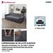 COPRIDIVANO IN VELLUTO ELASTICO 2PS GRIGIO SCUROFarfallaRossa