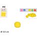 PALLINE OVATTA DECORATIVE SET 9PZ 3.5CM COLORI ASSDue Esse