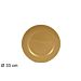 SOTTOPIATTO 33CM ORO 18166L (FS001-G) (F.0,36)Due Esse