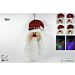 VISO BABBO NATALE C/LUCI 4ASS. SDX16345B-1234Due Esse
