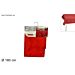 TOVAGLIA ROSSA JACQUARD 180CM RD ART.10015 (F.2.10Due Esse