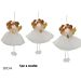 APP. ANGELO BALLERINA BIANCO/ORO 3ASSHappy Casa