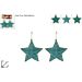 APPENDINI STELLE GLITTERATE 2PZ VERDE 3ASS. ART.SPDue Esse