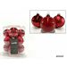 SET 12 PALLE VETRO 60MM ROSSO ASSHappy Casa