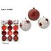SET 4 PALLE 100MM ROSSE 3ASS.Happy Casa