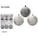 SET 4 PALLE 100MM SILVER 3ASS.Happy Casa