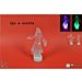 SOGGETTO NATALIZIO C/LUCE LED BATT. 2ASS. IN DISPLDue Esse