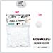 PALLINE IN POLIESTERE BIANCHI 1CM/100PCParty Go