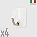 GANCI ADESIVI 1 POSTO - 4PZBriantina